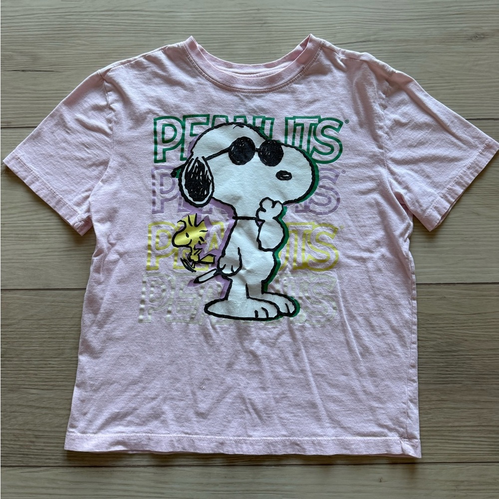 Peanuts Light Pink Snoopy Tee